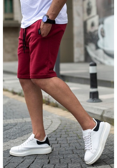 Madmext Madmext Bordo Erkek Regular Fit Şort 4842-bordo Bordo