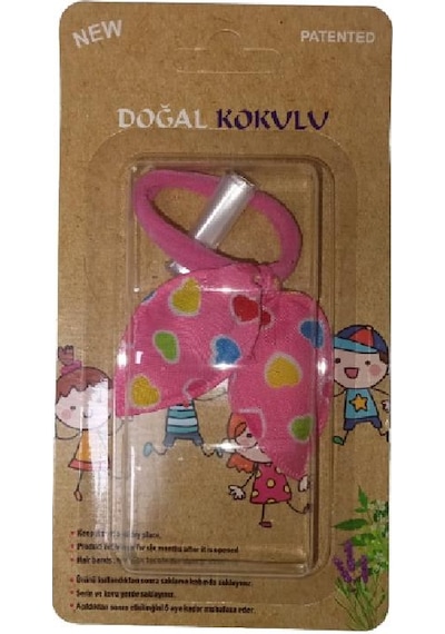 Headlice Stopper Bit Tokası Doğal Kokulu Pembe Sarı Kalp