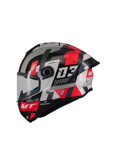 Kask Mt Helmets Targo S B5 Kırmızı Sergio Garcia Motosiklet Kaskı Kırmızı