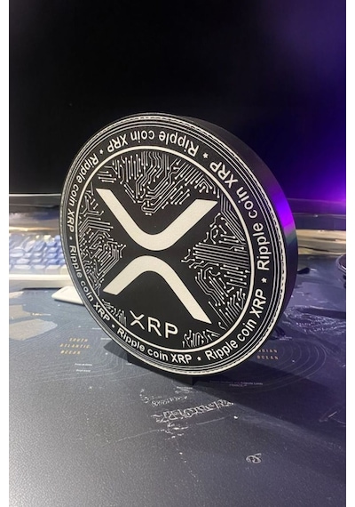 Xrp Coin Tasarımlı Dekoratif Aydınlatma Çok Renkli
