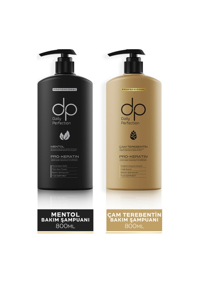 Dp Daily Perfection Şampuan Mentol 800 ML & Çam Terebentin 800 ML