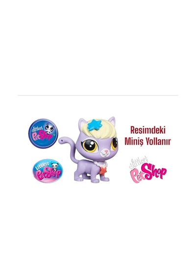 Littlest Pets Shop Lps Nadir Mor Kedi Miniş Oyuncak Minişler