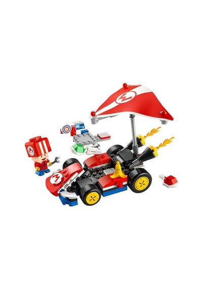 Mario Mario Kart Mario Ve Standard Kart 72037 - Yetişkin Kadınlar Ve Erkekler Için Inşa Edilebilen Figürü Içeren