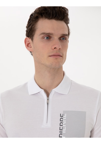 Pierre Cardin Erkek Beyaz Tişört 50307929-vr013 Beyaz