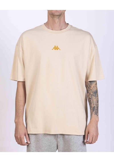 Kappa Authentic Asterys Erkek Bej Regular Tişört