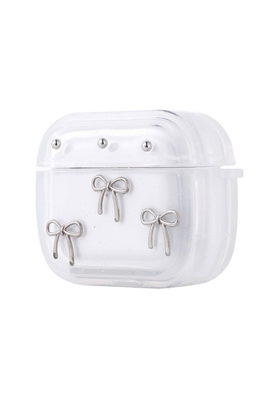 Airpods 3. Nesil 2021 A2564-a2565-a2566-a2897 Uyumlu Kılıf Airbag Tasarımlı Simli Şeffaf Kutup Kılıf Airbag 44 - Yıldız - T36622