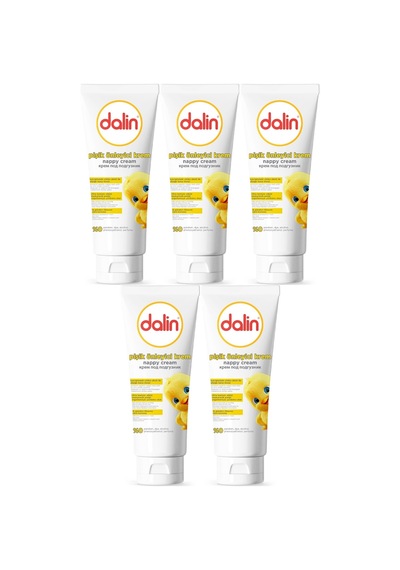 Dalin Pişik Öneliyici Krem/pişik Kremi 100ml Bebekler İçin 5 Li Set