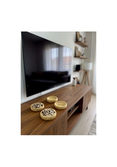 Bambu Ahşap Sosluk Ve Çerezlik 10cm 4 Adet -611