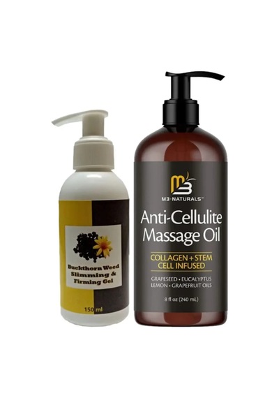 M3 Naturals Yağı Anti-cellulite Massage Oil 240 Ml + Buckthorn Antiyağ 150 Ml