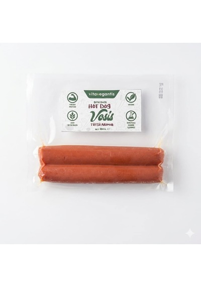 Vitavegantis Tütsü Aromalı Hot Dog Vosis 180gr-3707