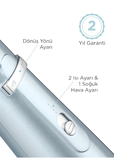 Babyliss AS773E Hydro-Fusion Döner Başlıklı Saç Şekillendirici Fırça