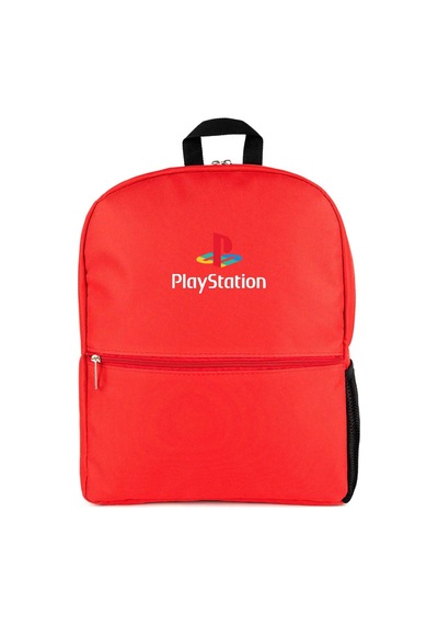 Playstation Logo White Kırmızı Sırt Çantası
