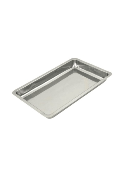 Çelik Meze Küveti 43 Cm Paslanmaz Çelik Tabak Gri