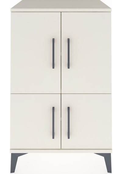 Hyperion Komodin 3 Raflı 4 Kapaklı 60x44x96 Aytaşı-aytaşı Aytaşı