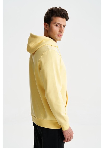 AR-MA Arma Şık Erkek Regular Fit Basic 3 İplik Şardonlu Kanguru Cepli Kapüşonlu Sweatshirt 001
