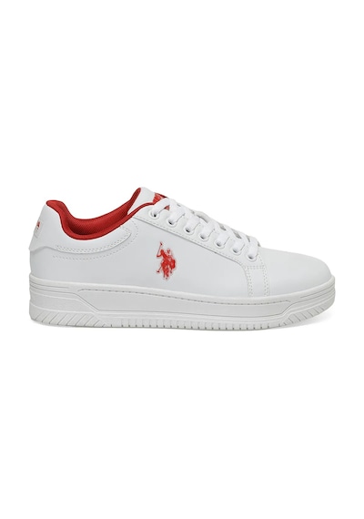 U.s. Polo Assn. Marlon Cilt Kadın Sneaker Spor Ayakkabı 867800000705 05 Beyaz Beyaz