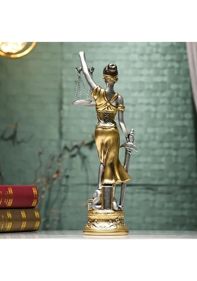 Themis Adalet Terazisi Heykeli Büyük 55cm