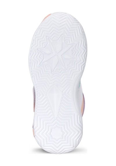 Slazenger Knıght I Kız Çocuk Cırt Cırtlı Beyaz / Lila Günlük Spor Ayakkabısı Beyaz - Lila
