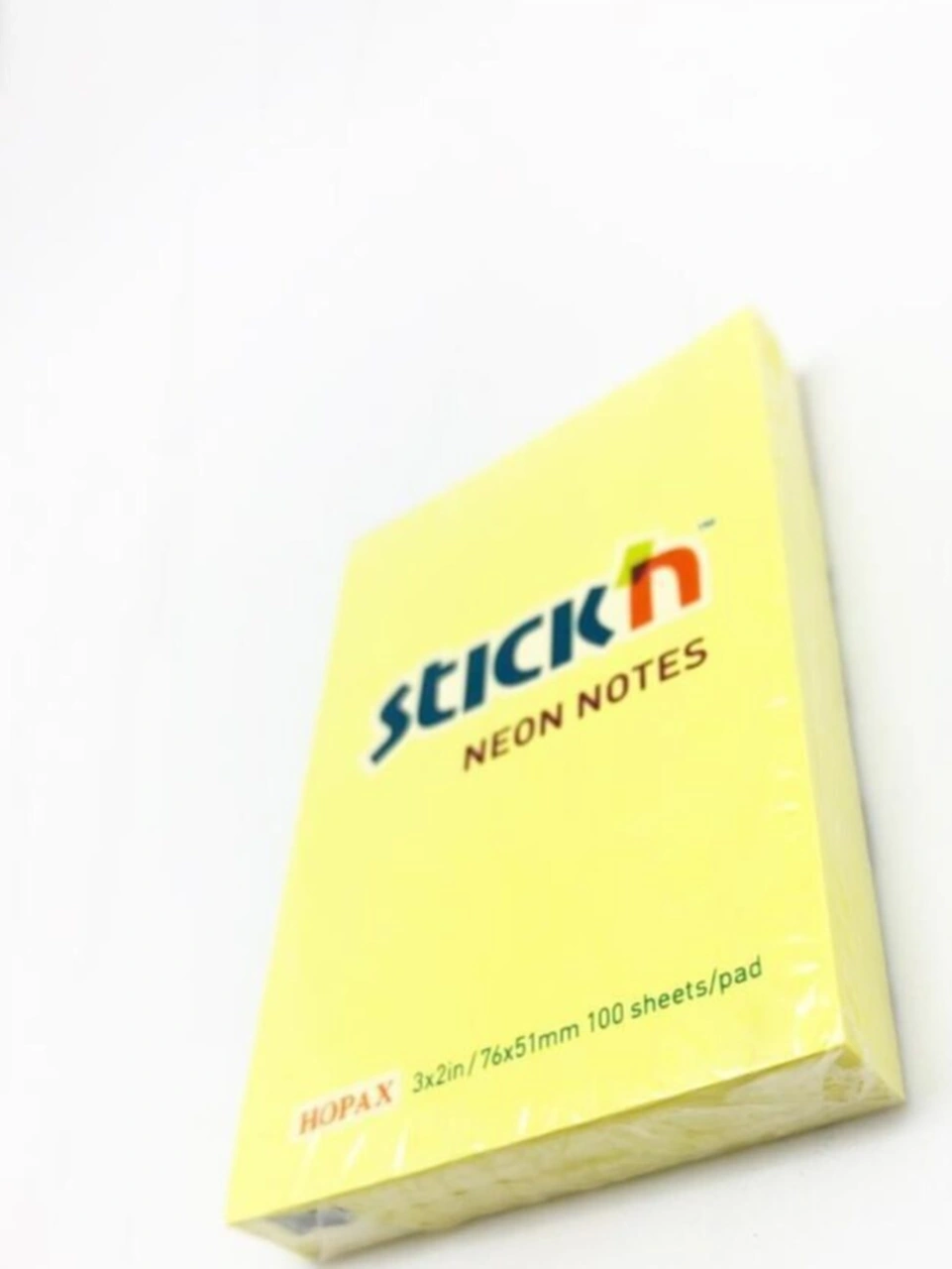 Stıck'n Neon Not Kağıdı 76x51mm Sarı