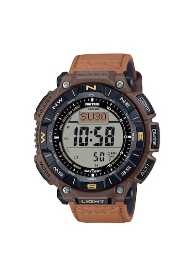 Casio Pro-trek Prg-340l-5dr Erkek Kol Saati Kahverengi