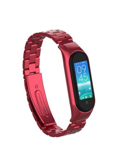 Xiaomi Mi Band 6 Krd-04 Metal Katlamalı Yandan Klips Kordon