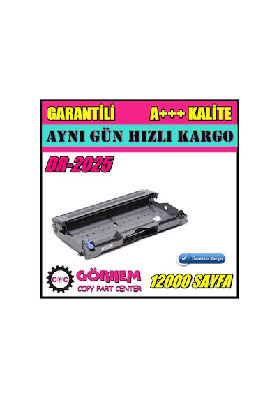 For Brother Hl2040 Drum Ünitesi Uyumlu / Dr2025