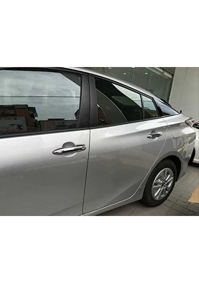 Toyota Corolla Uyumlu 2019 Kapı Kolu Kaplaması Nikelaj Anahtarsız Giriş