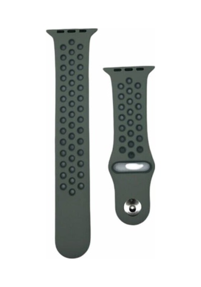 Watch Uyumlu Silikon Delikli Kordon Kayış 42-44 Mm