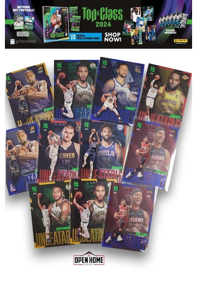 Panini Nba Top Class 2024 Koleksiyonluk Basketbolcu Kartları + 24 Paket 192 Adet Kart