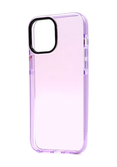 Apple Uyumlu iPhone 12 Kılıf Zore Punto Kapak-Mor