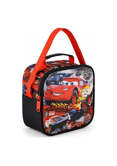 Cars Şimşek Mcqueen Arabalar Beslenme Çantası Çocuk Okul Yemek Çantası Günlük 22x22x10 Cm Çok Renkli