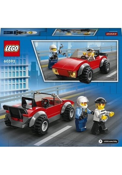LEGO® City 60392 Polis Motosikleti Araba Takibi 59 Parça