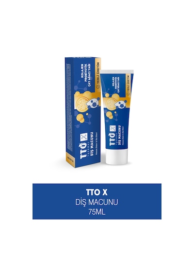 Tto X Probiyotik Diş Macunu Kolajen Çay Ağacı Yağ Hassas Dişler Temel Bakım