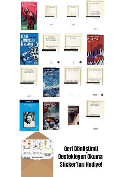 En Çok Okunan Romanlar 16 Kitap Set