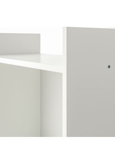 Ikea Baggebo Kitaplık, Beyaz, 50x25x160 Cm