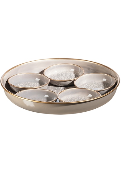 Madame Coco Rosalie 6 Parça Tabak Seti - Gri 8682116925785 Gri
