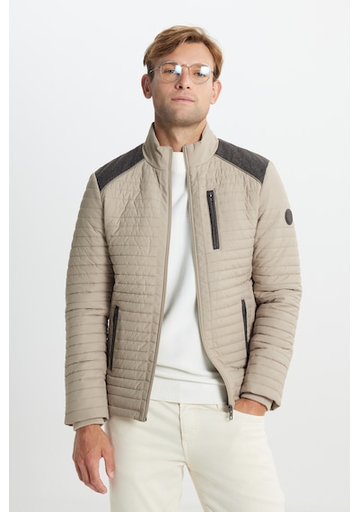 AC&Co / Altınyıldız Classics Erkek Bej Standart Fit Normal Kesim Kapitone Desenli Dik Yaka Fermuarlı Yan Cep Şişme Mont Bej AC&Co / Altınyıldız Classics Erkek Bej Standart Fit Normal Kesim Kapitone Desenli Dik Yaka Fermuarlı Yan Cep Şişme Mont Bej
