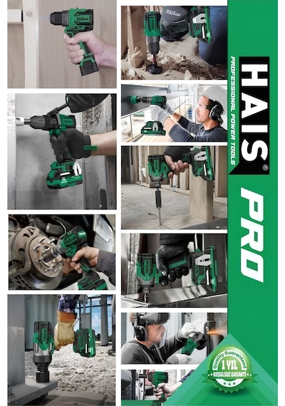 Haıs Pro Jm-125a Çift Akülü 6 Kademeli Taşlama Makinesi 125 Mm 1000 Watt 21v Dc 4.0ah
