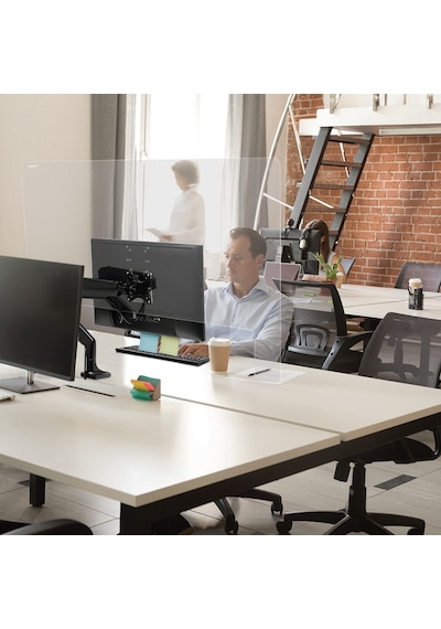Kensington KGuard™ Monitöre Monte Şeffaf Akrilik Masa Bölme Ekranı (627506)