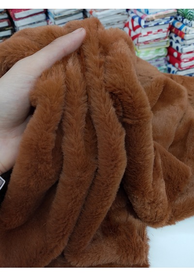Toskana Peluş Kumaş Kiremit