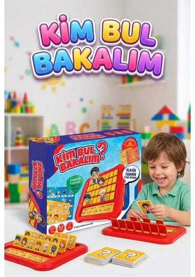 Kim Bul Bakalım 2 Kişilik İnsanlı Ve Hayvanlı 32 Karakterli 4 Oyun Kartlı Eğitici Tahmin Etme Oyunu