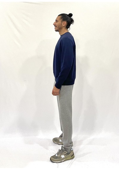 Erkek Bisiklet Yaka Rahat Kalıp 3 İplik Kalın Orta Brooklyn Nakışlı Sweatshirt Spr24sw34 NAVY Erkek Bisiklet Yaka Rahat Kalıp 3 İplik Kalın Orta Brooklyn Nakışlı Sweatshirt Spr24sw34 NAVY