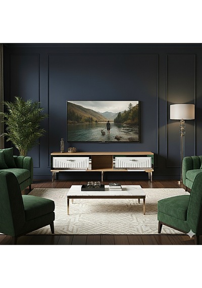 Tsa1503dbs - Tunatv150 Tv Stand, Tv Sehpası Safirmeşe-beyaz-sılver 150cm Safirmeşe-beyaz-sılver Tsa1503dbs - Tunatv150 Tv Stand, Tv Sehpası Safirmeşe-beyaz-sılver 150cm Safirmeşe-beyaz-sılver