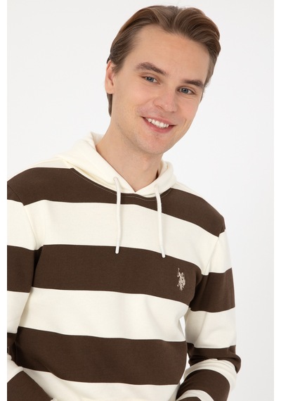 U.s. Polo Assn. Erkek Kahverengi Sweatshirt 50316366-vr029 Kahverengı