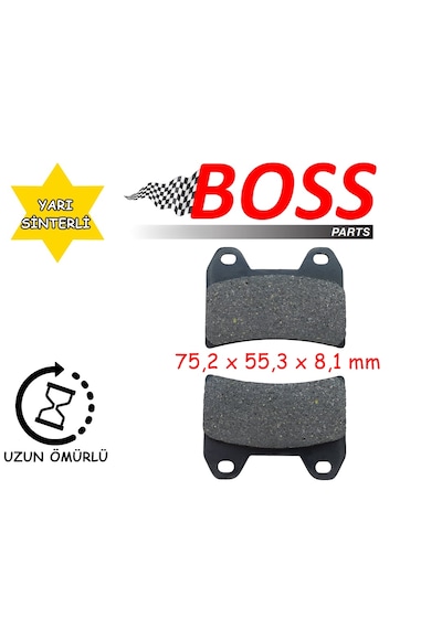 Rks Rz 250s Zontes Zt250t-e 250te Organik Ön Fren Balatası
