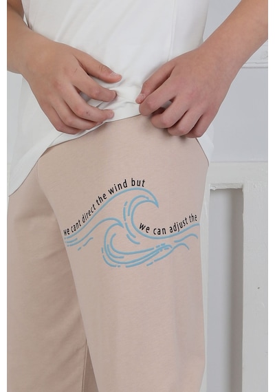 Zuzunga We Can Adjust The Baskılı Erkek Çocuk Pijama Takımı Mint