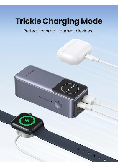 Ugreen Nexode Pro 12.000 Mah 100w Hızlı Şarj Powerbank, 1xusb-c, 1xusb-a, 35526b Gri