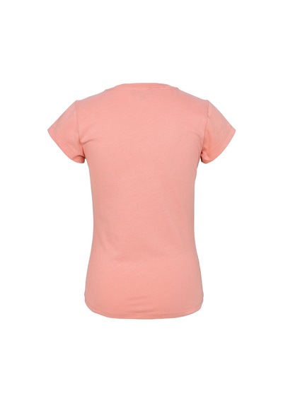 Brz Kids Palmiye Baskılı Kız Çocuk T-shirt-somon Somon