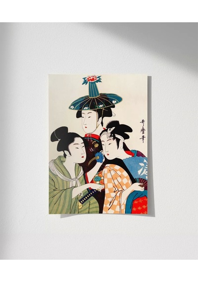 Çerçevesiz Poster Japon Kültürünün İzleri