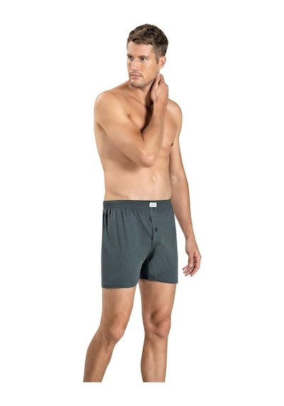 Jiber Erkek Füme Havlu Kemer Pamuklu 6'Lı Boxer 127